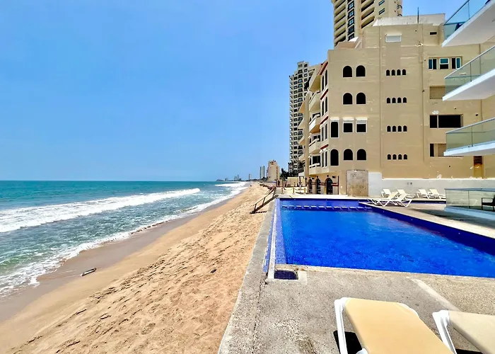 Apartamento Marina Del Sol 402 Vista Al Mar Mazatlán